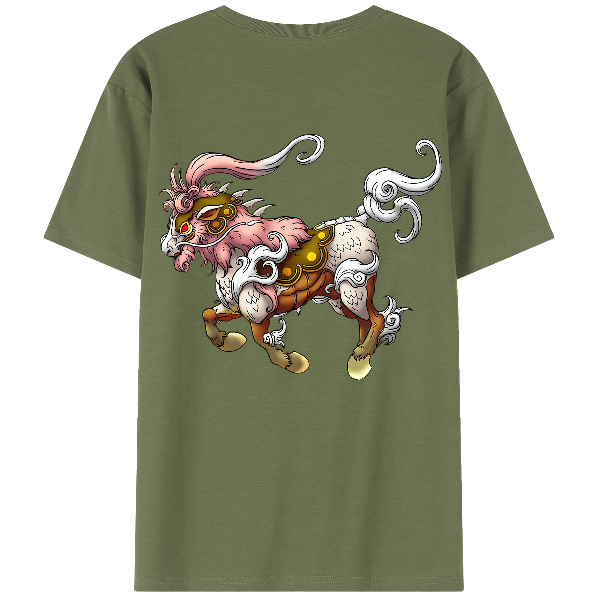 （画像用） ドラゴンクエスト Doragon Kuesuto Dragon Quest 綿100％半袖Tシャツ（背面プリント）